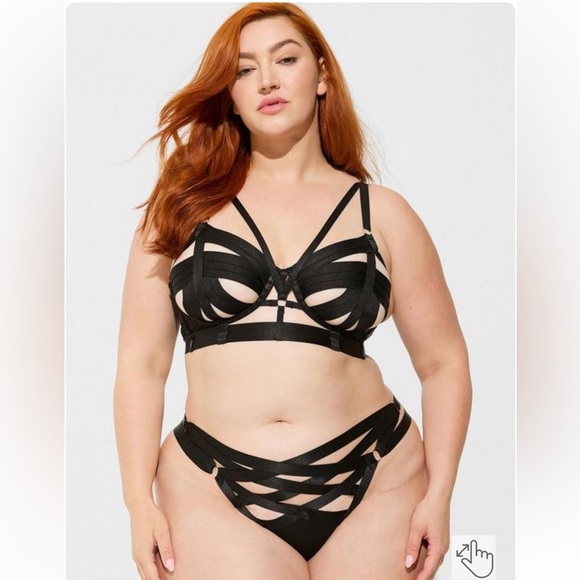 torrid Other - Torrid Cut Out Strappy Longline Bra & Panty Set- SOLD OUT EVERYWHERE!